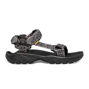 סנדלי TEVA טרה פי 5 יוניברסל שחור Terra Fi 5 Universal Wavy Trail Black (4524409159754)