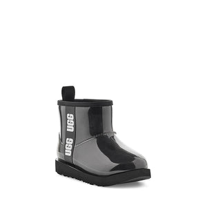 UGG Classic Clear Mini II Black קלאסיק קליר מיני שחור מגפי ילדים