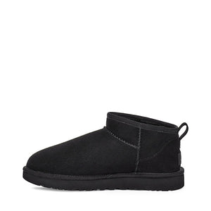 UGG Women's Classic Ultra Mini Black מגפי נשים קלאסיק אולטרה מיני שחור