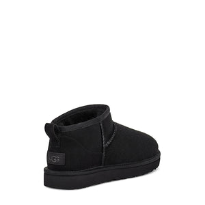 UGG Women's Classic Ultra Mini Black מגפי נשים קלאסיק אולטרה מיני שחור