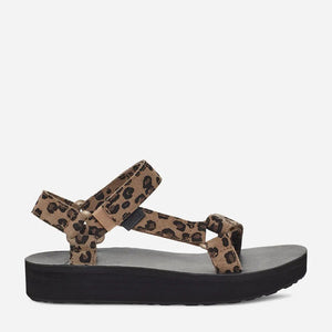 סנדלי נשים TEVA Midform Universal Leopard Black