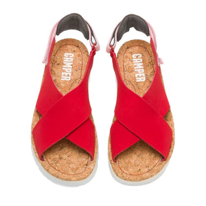 סנדלי נשים קמפר Camper oruga Red Sandals for Women