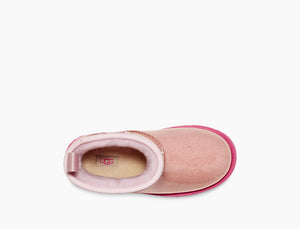 UGG Classic Clear Mini II Pink קלאסיק קליר מיני ורוד מגפי ילדים