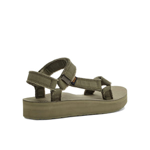 Teva Midform Universal Canvas Olive סנדלי נשים