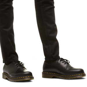 נעלי ד״ר מרטינס יוניסקס Dr Martens 3 Eye Gibson Smooth Black - Original's