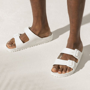בירקנשטוק כפכפים לגברים לבן Birkenstock Arizona EVA White