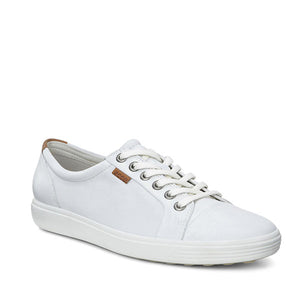 ECCO 430003-01007 Soft VII Ladies White Women - נעלי אקו לנשים (6040314773687)