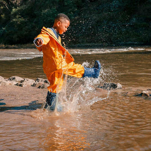 Birkenstock Derry EVA Playground Navy דרי EVA מגפי ילדים בירקנשטוק פלייגראונד נייבי