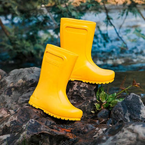 Birkenstock Derry EVA Playground Scuba Yellow מגפי ילדים בירקנשטוק דרי EVA פלייגראונד צהוב