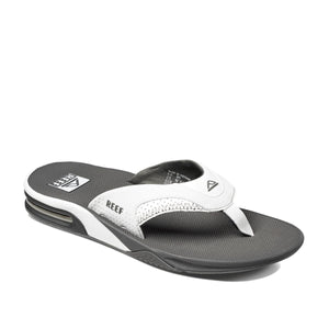 Reef Fanning Grey White כפכפי ריף לגברים