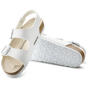 Birkenstock Milano BS White בירקנשטוק סנדלי נשים מילאנו לבן