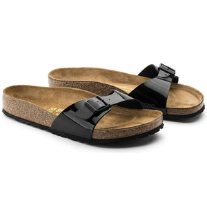 בירקנשטוק - כפכפי נשים Birkenstock Madrid צבע שחור לק