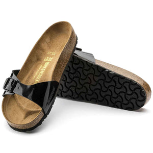 בירקנשטוק - כפכפי נשים Birkenstock Madrid צבע שחור לק