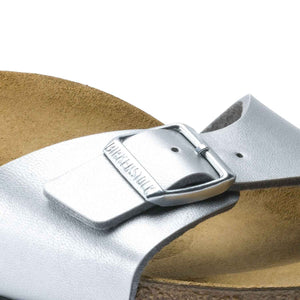 בירקנשטוק - כפכפי נשים Birkenstock Madrid צבע כסף מטאלי