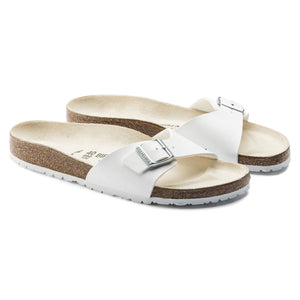 Birkenstock Madrid White בירקנשטוק מדריד לבן כפכפי נשים