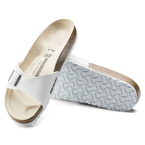 Birkenstock Madrid White בירקנשטוק מדריד לבן כפכפי נשים