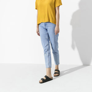 Birkenstock Arizona Oiled Leather Black בירקנשטוק כפכפי נשים אריזונה שחור