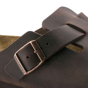 בירקנשטוק כפכפי יוניסקס בוסטון Birkenstock Boston חום עור