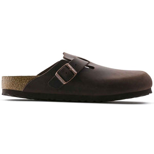 בירקנשטוק כפכפי יוניסקס בוסטון Birkenstock Boston חום עור