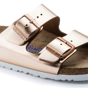 בירקנשטוק כפכפי נשים אריזונה קופר מטאלי Birkenstock Arizona Metallic Copper (4520241463370)