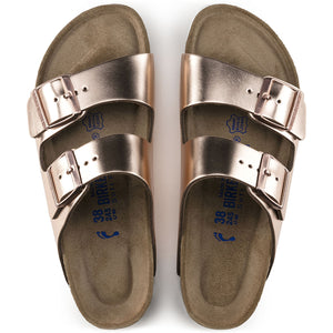 בירקנשטוק כפכפי נשים אריזונה קופר מטאלי Birkenstock Arizona Metallic Copper (4520241463370)
