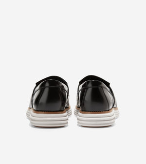 Cole Haan Originalgrand Kiltie Loafer Black White נעלי גברים קול האן