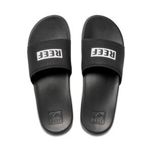Reef One Slide Reef Black White כפכפי גברים ריף