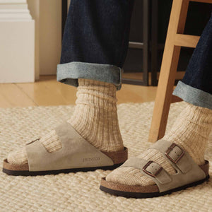 Birkenstock Arizona Taupe בירקנשטוק כפכפי יוניסקס אריזונה טיופ