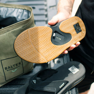 כפכפי גברים ריף שחור Reef Fanning Black Silver