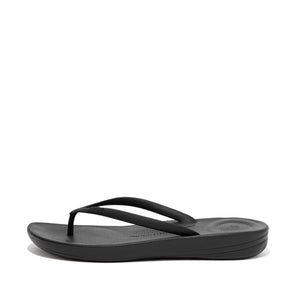 Fit Flop Iqushion Ergonomic Flip Flops Black פיט פלופ כפכפי נשים