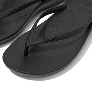 Fit Flop Iqushion Ergonomic Flip Flops Black פיט פלופ כפכפי נשים