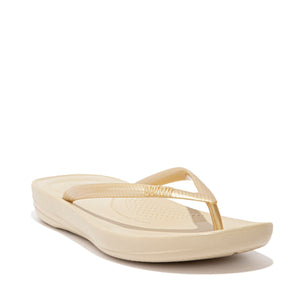 Fit Flop Iqushion Ergonomic Flip Flops Gold פיט פלופ כפכפי נשים