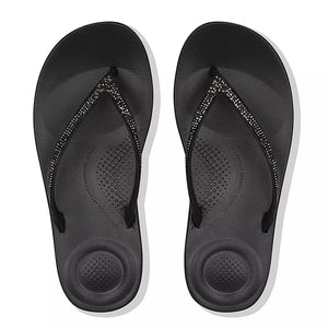 Fit Flop Iqushion Sparkle Black פיט פלופ כפכפי נשים