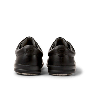 Camper Chasis Black leather shoe for men נעלי קמפר גברים