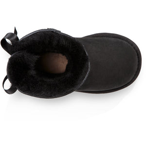 מגפי ילדות UGG Mini Bailey Bow II שחור (4483337650250)