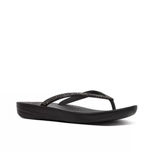 Fit Flop Iqushion Sparkle Black פיט פלופ כפכפי נשים