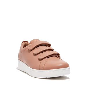 Fit-Flop Rally Quick Stick Leather Sneakers Beige סניקרס פיט פלופ לנשים