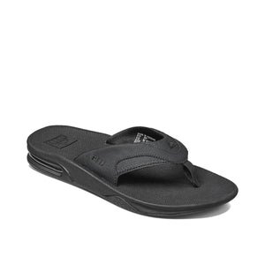 Reef Fanning All Black כפכפי גברים ריף שחור