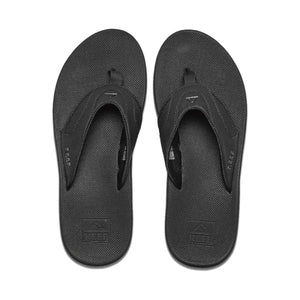 Reef Fanning All Black כפכפי גברים ריף שחור