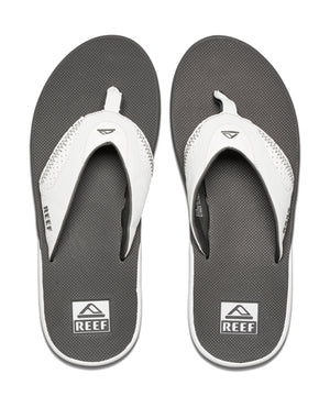 כפכפי גברים ריף REEF FANNING GREY WHITE (4587898863690)