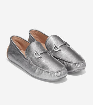 Cole Haan Tully Driver Pewter נעלי נשים קול האן