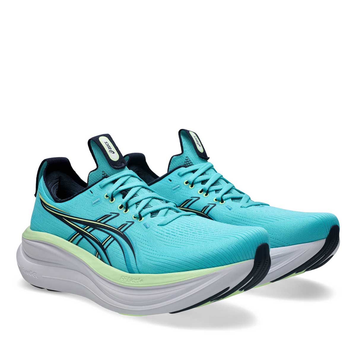 Asics Gel Nimbus 28 Men Energy Aqua Midnight נעלי ריצה ג'ל נימבוס 28 לגברים