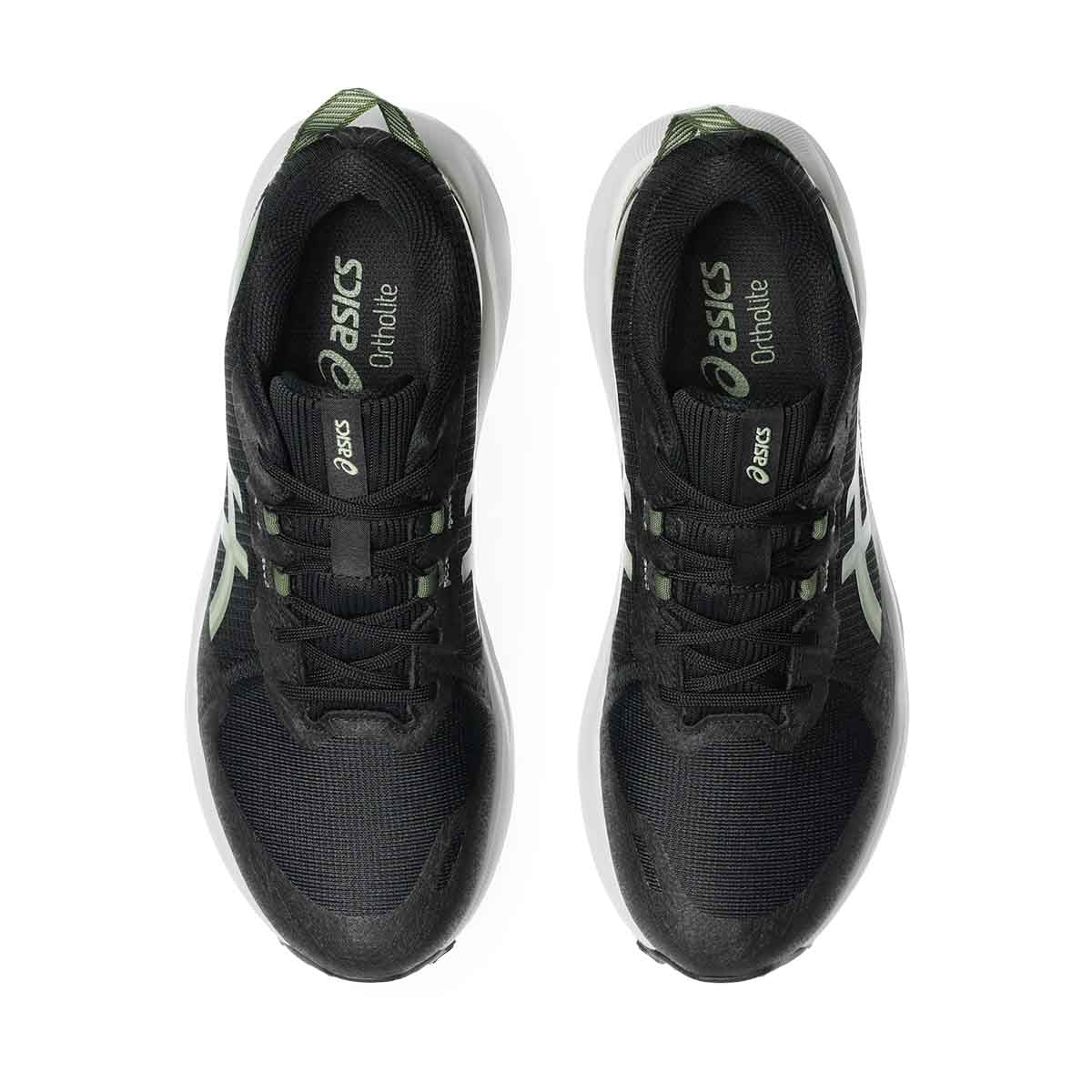 Asics Gel Venture 11 Men Black Khaki Green נעלי ריצה לשטח ג`ל ונטור 11 לגברים