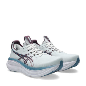 Asics Gel Nimbus 28 Women Arctic Blue Velvet Purple נעלי ריצה ג`ל נימבוס 28 נשים