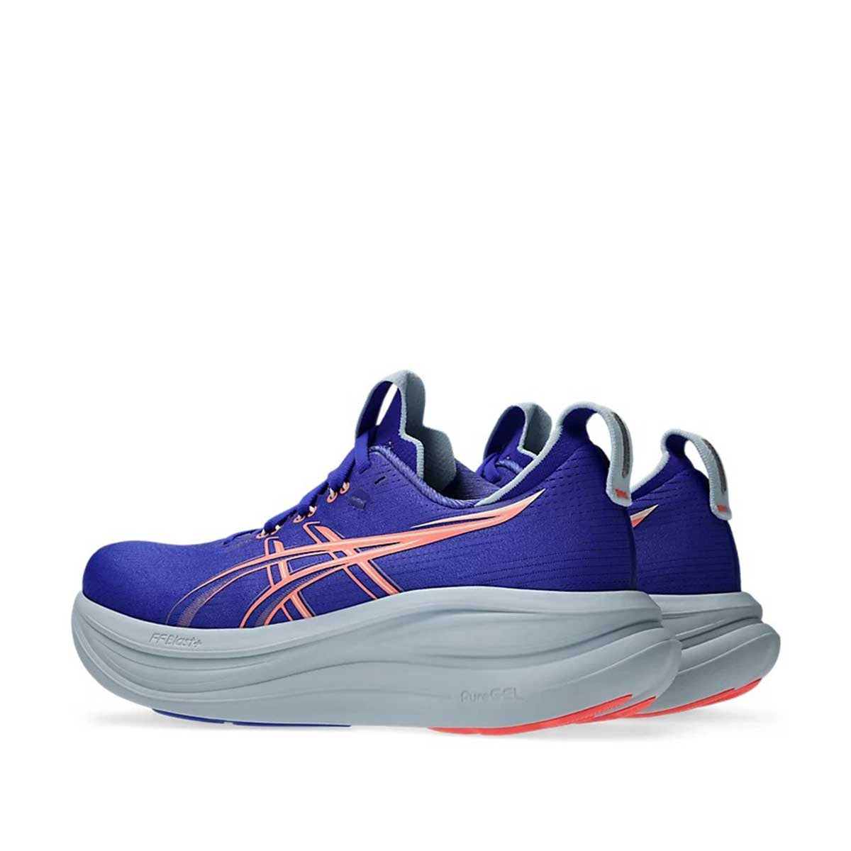 Asics Gel Nimbus 28 Women Cobalt Burst Sun Coral  נעלי ריצה ג`ל נימבוס 28 נשים