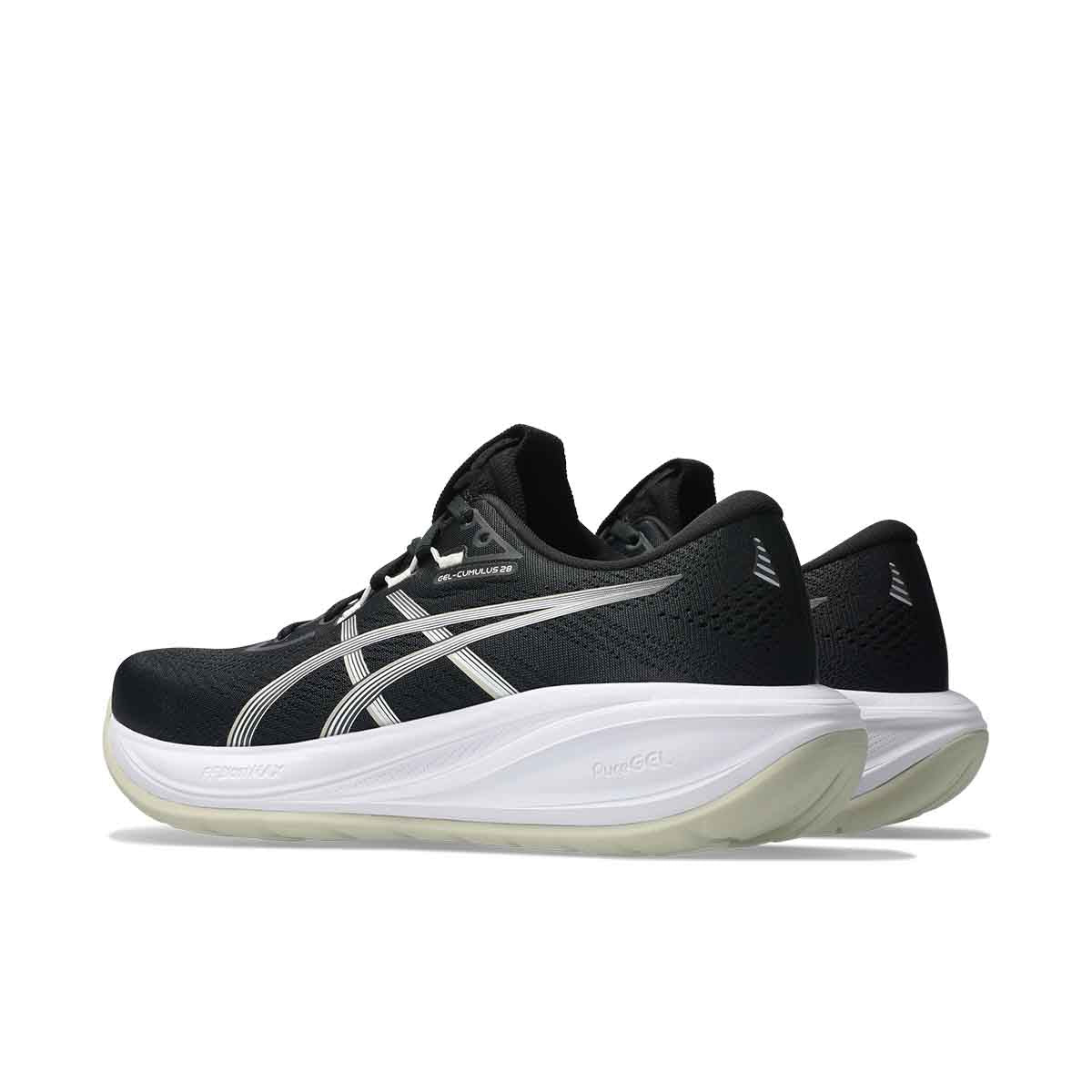 Asics Gel Cumulus 28 Women Black White נעלי ריצה ג`ל קומולוס 28 לנשים