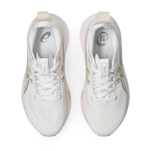 Asics Gel Kayano 33 Women White Hazy Lilac נעלי ריצה ג`ל קיאנו 33 לנשים