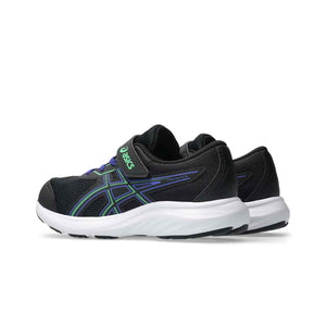 Asics Gel Contend 9 PS Kids Black Vital Green נעלי ריצה לילדים