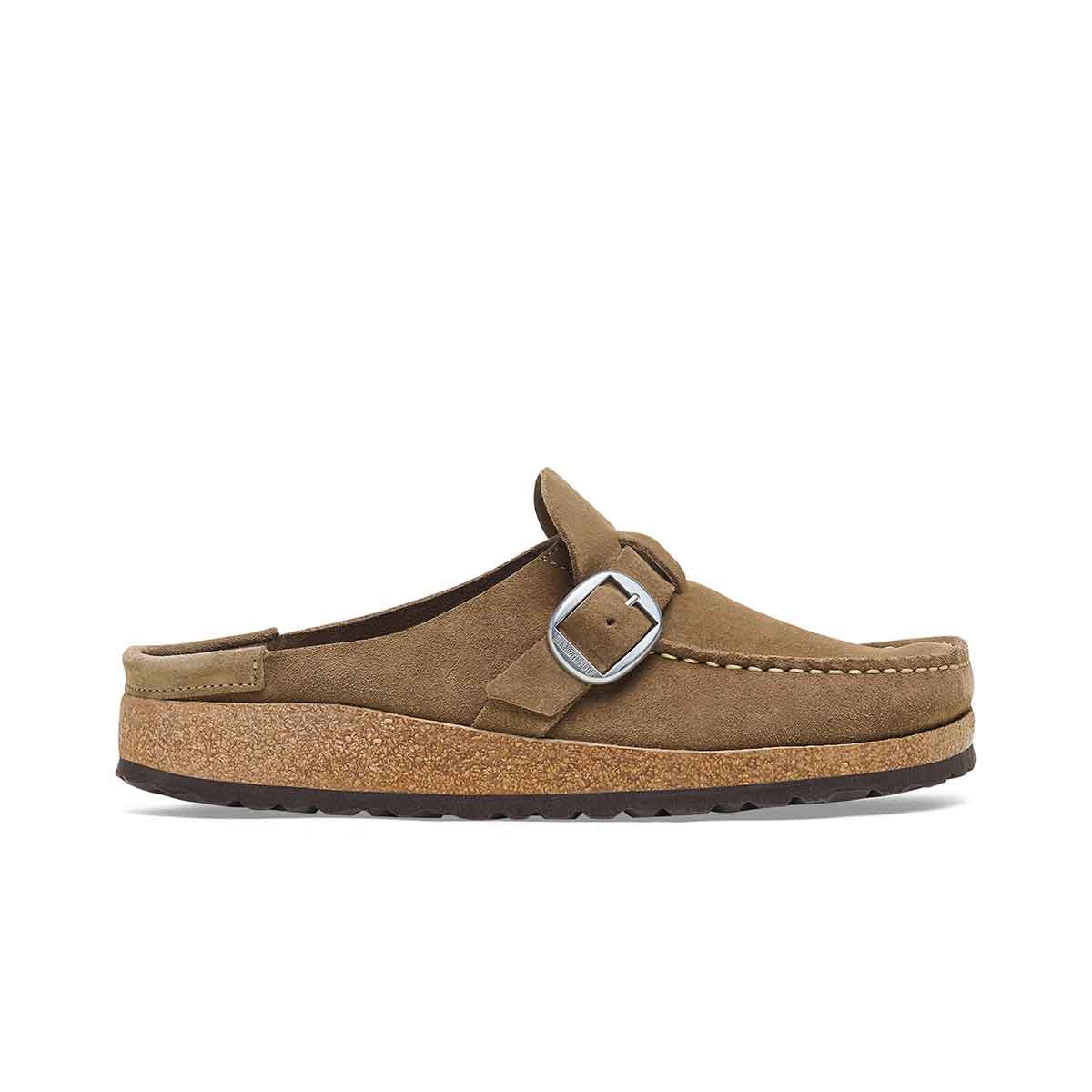 Birkenstock Buckley Gray Taupe כפכפי מוקסין באקלי טיופ