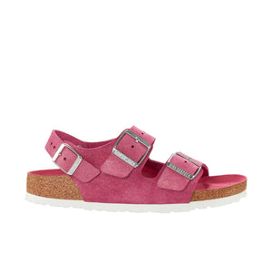Birkenstock Milano Suede Shimmering Fuchsia סנדלי בירקנשטוק מילאנו לנשים